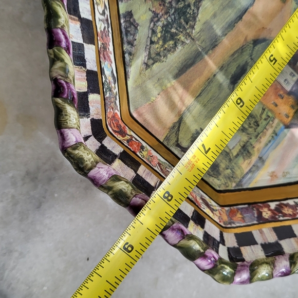 MacKenzie-Childs MacLachlan 8 Sided  Dish - Picture 9 of 9